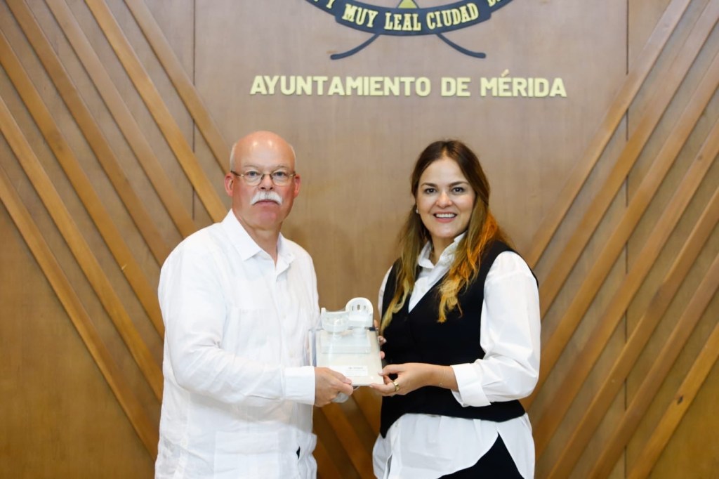 Cecilia Patrón recibe al embajador de Alemania en&nbsp;Mérida