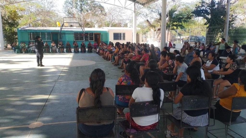 SSP refuerza prevención en escuelas de Chemax con programa “Vamos a&nbsp;Cuidarnos”