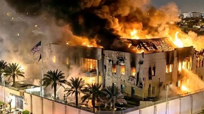 Drones impactan embajada de Estados Unidos en Riad; no se reportan&nbsp;víctimas