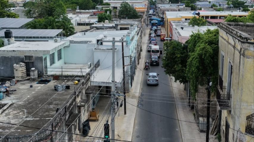 Amplían banquetas en el Centro de Mérida para mejorar la&nbsp;accesibilidad
